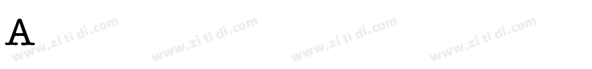 AmericanTypewriter B字体转换